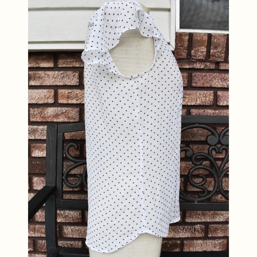 H&M Ruffle Button Up Shirt - Picture 3 of 3